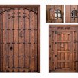 Alpujarreñas, fabricación de puertas rusticas de estilo morisco de madera, portones, puertas de exterior rusticas